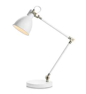 Markslojd House 107738 Lampa stołowa lampka 1x40W E27 biały/stal