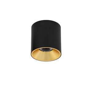 Italux Altisma CLN-6677-95-BL-GD-3K plafon lampa sufitowa spot 1x15W LED 3000K 1650Lm czarny/złoty