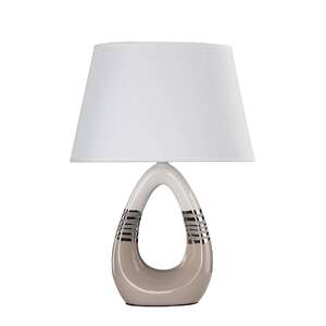 Candellux Romano 41-79954 lampa stołowa lampka 1x60W E27 biały