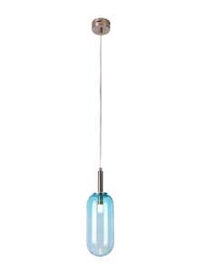 Candellux Ledea Fiuggi 50133213 lampa wisząca zwis 1x6W LED niebieska