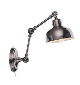 Kinkiet lampa ścienna Markslojd Fjalbacka 1x40W E27 antyczne srebro 105052