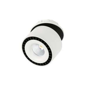 Lampa sufitowa spot Italux Sevilla Round Recessed 1x28W LED biały mat/czarny SL7560/28W 4000K WH+BL
