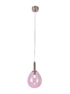 Candellux Ledea Lukka 50133209 lampa wisząca zwis 1x6W LED różowa