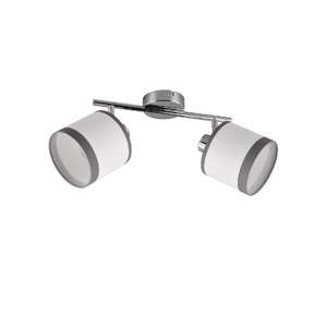 Trio RL Davos R81552006 listwa plafon lampa sufitowa spot 2x10W E14 biała/srebrna