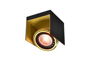 GTV Verso OS-VERSO-11-DEC oczko lampa wpuszczana downlight GU10 czarna/złota