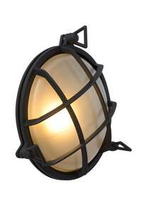 Lucide Dudley 11890/25/30 kinkiet zewnętrzny lampa ścienna ogrodowa IP65 1x60W E27 czarny