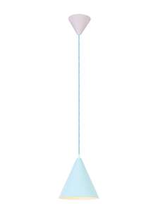 Candellux Ledea Voss 50101182 lampa wisząca zwis 1x40W E27 niebieska
