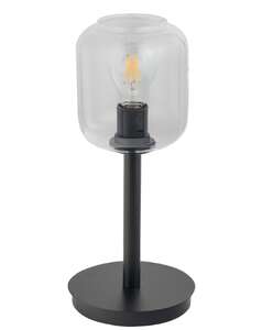 Sigma Gloss 50262 lampa stołowa lampka 1x60W E27 czarna/transparentna