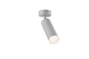 Lamkur Felix 38438 plafon lampa sufitowa spot 1x15W E27 srebrny/biały