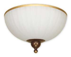 Lemir Flex O1481 BR plafon lampa sufitowa 2x60W E27 brązowy / złoty