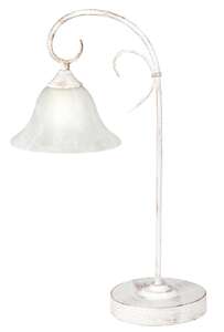 Lampka stołowa lampa biurkowa Rabalux Katherine 1x40W E27 antyczny biały 7187