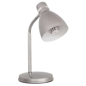 Lampka Kanlux Zara HR-40-SR 7560 biurkowa 1x40W E14 srebrna - wysyłka w 24h