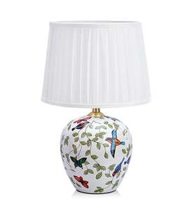 Lampa lampka oprawa stołowa Markslojd Mansion 1L 1x60W E27 biała/wzór 107040