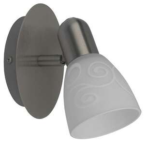 Kinkiet lampa ścienna spot Rabalux Harmony lux 1x40W E14 satyna / biały 6635
