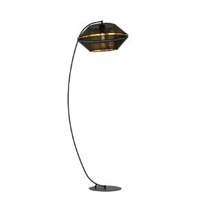 Emibig Malia 1185/LP lampa stojąca podłogowa 1x15W E27 czarna/złota