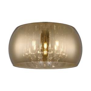 Zuma Line Crystal C0076-05L-F4HF plafon lampa sufitowa elegancki kryształowy 5x33W G9 złoty