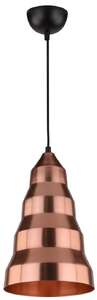 Candellux Vesuvio 31-58584 lampa wisząca zwis 1x40W E27 miedź