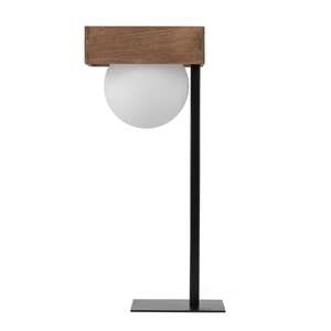 Sigma Bloom 50366 lampa stołowa lampka 1x12W G9 drewniana/czarna