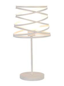 Candellux Ledea Akita 50501062 lampa stołowa lampka 1x40W E14 biała