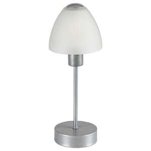 Rabalux Lydia 2295 lampa stołowa lampka 1x40W E14 biała/srebrna