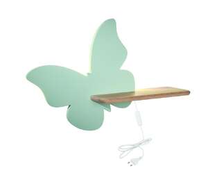 Candellux Butterfly 21-85160 kinkiet lampa ścienna 1x5W LED 4000K zielony