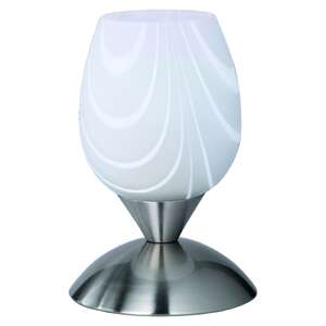 Trio RL Cup II R59441001 lampa stołowa lampka 1x40W E14 nikiel/biała