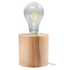 Sollux Salgado SL.0674 lampa stołowa lampka 1x60W E27 drewno
