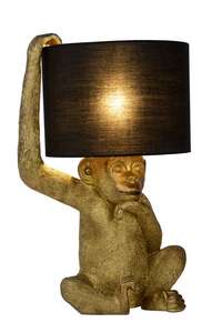 Lucide Chimp 10502/81/30 lampa stołowa lampka 1x40W E14 czarna 