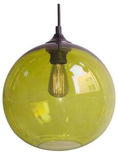 Candellux Edison 31-29546 lampa wisząca zwis 1x60W E27 zielona