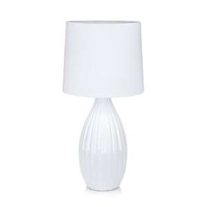 Lampa stołowa lampka Markslojd Stephanie 1x60W E27 biały 106887
