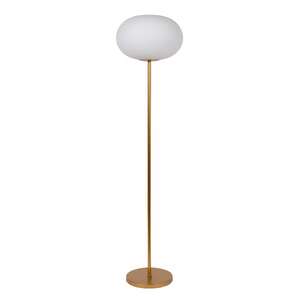 Lucide Elysee 21730/01/61 lampa stojąca podłogowa 1x40W E27 biała/złota