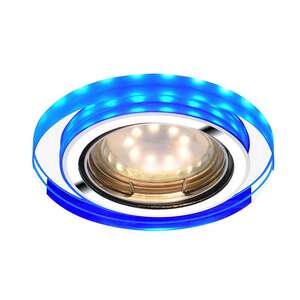 Candellux 2263830 oczko lampa wpuszczana downlight 1x2W LED niebieskie/transparentne