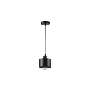 LVT Elza 4746 lampa wisząca zwis nowoczesna skandynawska loft metalowa 1x35W E27 czarna
