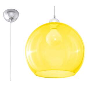 Sollux Ball SL.0252 Lampa wisząca zwis 1x60W E27 żółta