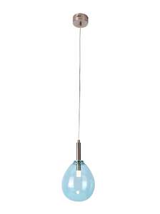 Candellux Ledea Lukka 50133210 lampa wisząca zwis 1x6W LED niebieska
