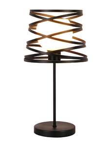 Candellux Ledea Akita 50501059 lampa stołowa lampka 1x40W E14 czarna