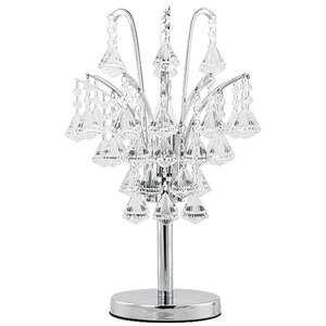 Lampy stołowe z kryształami
