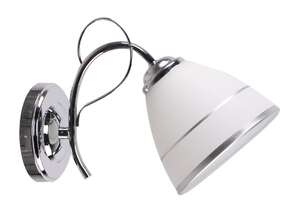 Candellux Elotte 21-75390 kinkiet lampa ścienna 1x40W E27 biały