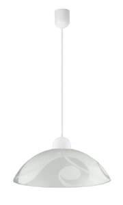Candellux Lakonia 31-48205 lampa wisząca zwis 1x60W E27 biały