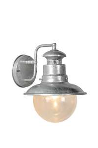 Lucide Figo 11811/01/06 kinkiet lampa oprawa ścienna zewnętrzna 1x60W E27 IP44 srebrna