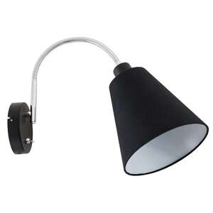 Italux Tonia WL-76382-1-BL kinkiet lampa ścienna 1x40W E27 czarny