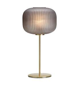 Markslojd Sober 107820 Lampa stołowa lampka 1x60W E27 mosiądz/szary