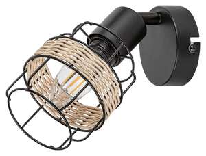 Rabalux Indiana 5281 kinkiet lampa ścienna 1x25W E14 czarny