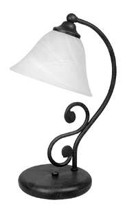 Lampa stołowa lampka Rabalux Dorothea 1x40W E14 czarny mat 7772