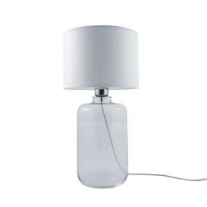 Zuma Line Samasun 5500WH lampa stołowa 1x40W E27 biała/transparentna.