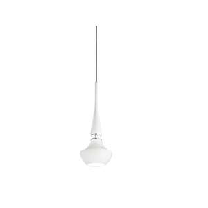 Azzardo Tasos 1 AZ0260 MD2095-1W Lampa wisząca zwis 1x40W E14 biała / chrom - Negocjuj cenę