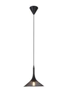 Candellux Ledea Kiruna 50101205 lampa wisząca zwis 1x40W E27 czarna
