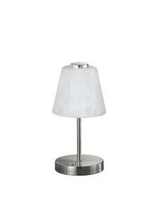 Trio RL Emmy R52541907 lampka stołowa lampa 1x2,5W LED 3000K nikiel mat / biały