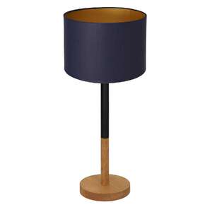 Luminex Table lamps 3828 Lampa stołowa lampka 1x60W E27 czarny/niebieski/naturalny/złoty