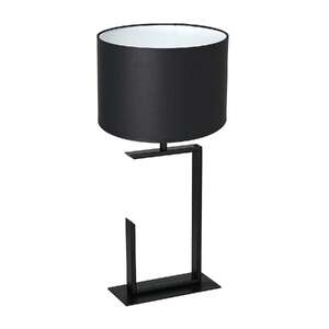 Luminex H 520 Black 3416 Lampa stołowa lampka 1x60W E27 czarny/biały